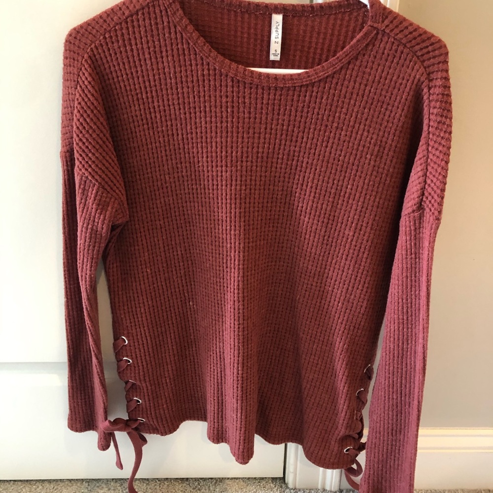 Z supply side tie sweater
